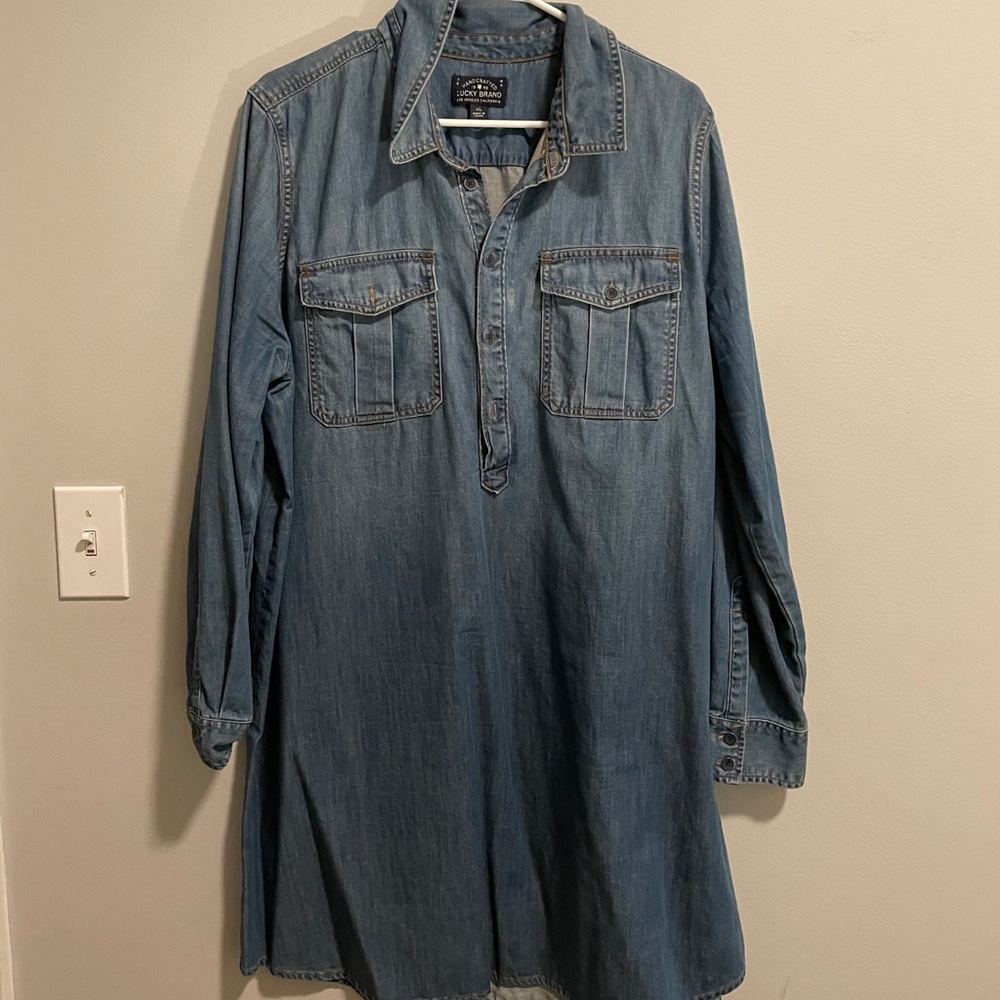 Lucky Brand jean dress XL